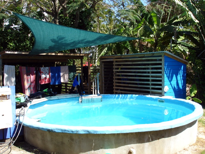 You'ld be surprised how many people you can fit in this pool with gear on.