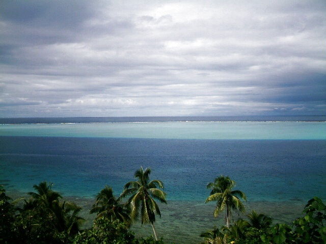 Outter reefs on Huahine