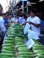 Fresh produce at the outdoor market.